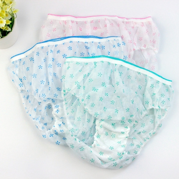 2 Bags Pregnant Women Disposable Underwear Non-Woven Maternal Postpartum Cotton Bottom Paper Underwear, Color Random Delivery, Size: XXXL(Printing)