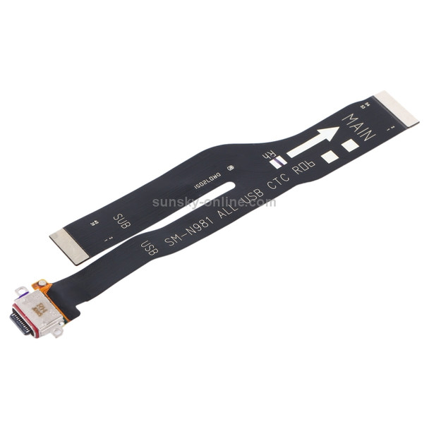 Original Charging Port Flex Cable for Samsung Galaxy Note20 5G / SM-N981