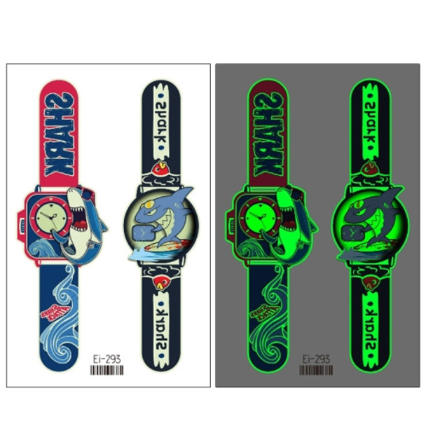 20 PCS Children Waterproof Luminous Cartoon Watch Tattoo Stickers(Ei-293)