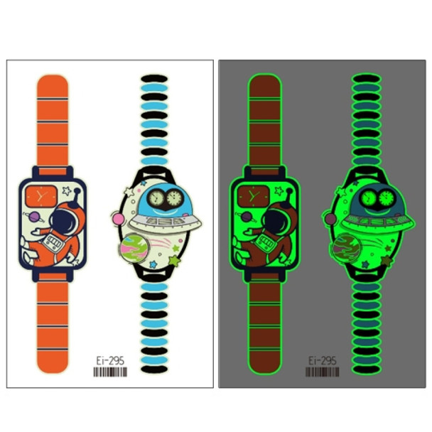 20 PCS Children Waterproof Luminous Cartoon Watch Tattoo Stickers(Ei-295)