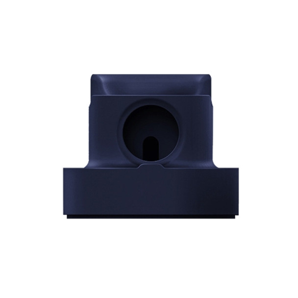 2 In 1 Smart Watch Charging Bracket Desktop Silicone Watch Charging Stand For Apple Watch(Deep Blue)