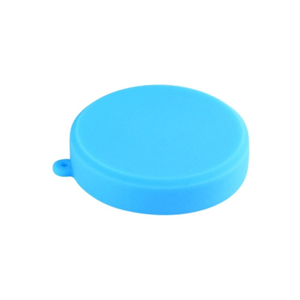 PULUZ Silicone Protective Lens Cover for DJI Osmo Action(Blue)