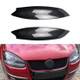 Car Headlight Eyebrow Decoration Sticker for Volkswagen Golf 5 (Carbon Fiber Black)