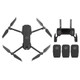 Sunnylife Carbon Fiber Waterproof All-surround 3D PVC Sticker Kit for DJI Mavic 2 Pro / Zoom Drone Quadcopter(Black)