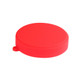 PULUZ Silicone Protective Lens Cover for DJI Osmo Action(Red)