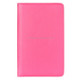 Litchi Texture 360 Degree Rotation Leather Case with Multi-functional Holder for Galaxy Tab E 9.6(Magenta)