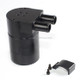 Car Compact Baffled Oil Catch Can 2-Port Waste Oil Recovery Tank for BMW, Random Color Delivery