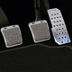 3 in 1  Stainless Steel Car Safety Manual Brake Pedals Pads for Honda