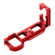 PULUZ 1/4 inch Vertical Shoot Quick Release L Plate Bracket Base Holder for Sony A7R / A7 / A7S / A7R2 / A7S2(Red)