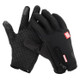 HAWEEL Mens Outdoor Sports Wind-stopper Full Finger Winter Warm Gloves, Two Fingers Touch Screen, For iPhone, Galaxy, Huawei, Xiaomi, HTC, Sony, LG and other Touch Screen Devices