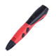 Gen 6th ABS / PLA Filament Kids DIY Drawing 3D Printing Pen with LCD Display(Red+Black)