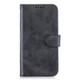 For Huawei P40 Stitching Style 2-Color Cow Texture Horizontal Flip PU Leather Case with Holder & Card Slot & Lanyard(Black)