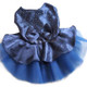 Pet Clothing Pet Hot Drilling Wedding Dress Skirt, Size:M(Blue)