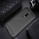Brushed Texture Carbon Fiber Shockproof TPU Case for OnePlus 7 (Black)