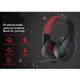 SADES MH601 3.5mm Plug Wire-controlled Noise Reduction E-sports Gaming Headset with Retractable Microphone, Cable Length: 2.2m(Black Red)