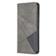 For Huawei P40 Rhombus Texture Horizontal Flip Magnetic Leather Case with Holder & Card Slots & Wallet(Grey)