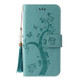 For Huawei P40 Embossed Lucky Tree Horizontal Flip Leather Case with Holder & Card Slot & Wallet & Lanyard(Green)