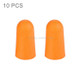 Ten Pairs Non-toxic Orange Soft Memory Foam Material Earplug for Sleeping(Orange)