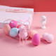 2 Sets Soft and Non-powder Non-latex Beauty Egg Set Color Random Delivery(Pink Cover 5 PCS)