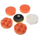 7 in 1 Buffing Pad Set Thread Auto Car Polishing Pad Kit for Car Polisher, Size:6 inch