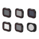 STARTRC 1108561 6 In 1 ND8 + ND16 + ND32 + ND64 + MCUV + CPL Adjustable Lens Filter Set for DJI OSMO Pocket 2
