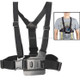 ST-26 Adjustment Elastic Body Chest Straps Belt for GoPro HERO10 Black / HERO9 Black / HERO8 Black / HERO7 /6 /5 /5 Session /4 Session /4 /3+ /3 /2 /1, Insta360 ONE R, DJI Osmo Action and Other Action Cameras(Black)