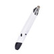 PR-08 1600DPI 6 Keys 2.4G Wireless Electronic Whiteboard Pen Multi-Function Pen Mouse PPT Flip Pen(White)