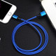 4 PCS 2.4A USB-C / Type-C to USB Braided Fast Charging Sync Data Cable, Length: 1m (Blue)