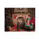 2.1m x 1.5m 3D Christmas Fireplace Studio Background Cloth