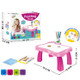 Children Multifunctional Projection Painting Toy Writing Board, wthout Watercolor Pen, Style: Pink (No Projection)