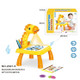 Children Multifunctional Projection Painting Toy Writing Board, wthout Watercolor Pen, Style: Giraffe Yellow
