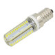 E14 5W 400LM 104 LED SMD 3014 Silicone Corn Light Bulb, AC 220V (White Light)