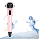 Astronaut 3D Printing Pen Low Temperature Intelligent Wireless Stereo Graffiti Painting Children 3D Brush, Battery Capacity:1000 mAH(Pink)