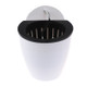 Self-Watering Planter Grow Plants Lazy Flower Pots Wall-hanging Round Resin Plastic Flower Pots, Size: 13x8.5x13cm(White)