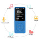 Fashion Portable LCD Screen FM Radio Video Games Movie MP3 MP4 Player Mini Walkman, Memory Capacity:8GB(Blue)