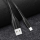 USAMS US-SJ365 U35 USB to Micro USB Data and Charging Cable, Length: 1m(Black)