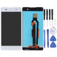 LCD Screen and Digitizer Full Assembly for Sony Xperia E5 (White)