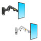 NORTH BAYOU Universal Telescopic Rotating Lifting Monitor Bracket, Model: F300 (Black)