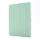 For iPad Pro 11 (2020/2018) / Air 2020 10.9  Multi-folding Horizontal Flip PU Leather + Shockproof TPU Tablet Case with Holder & Pen Slot(Green)