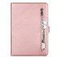 For iPad Pro 12.9(2020) / Pro 12.9(2018) Tablet Fashion Calf Texture Zipper Horizontal Flip Leather Tablet Case with Stand & Card Slots & Wallet & Wake-up / Sleep Function(Rose Gold)