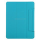 Horizontal Flip Ultra-thin Double-sided Clip Fixed Buckle Magnetic PU Leather Tablet Case With Three-folding Holder & Sleep / Wake-up Function For iPad Pro 12.9 inch (2020)(Sky Blue)