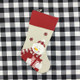 Christmas Stocking Creative Gift Bag Candy Bag Christmas Decoration Pendant(Christmas Snowman)