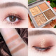2 PCS NOVO Four-color Pearlescent Matte Eyeshadow Earth Color Eyeshadow Palette, Color:4# Fragrance Plate