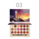 Eyeshadow Palette 18-color Matte Pearlescent Powder Earth Color Waterproof Durable Three-dimensional Eye Shadow(03# Wishing House)