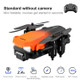 KK9 2.4G Foldable RC Obstacle Avoidance Quadcopter Toy (Orange)