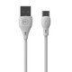 WK WDC-072 1m 2.1A Output Full Speed Series USB to USB-C / Type-C Data Sync Charging Cable (White)