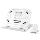 T3 Multi-function Hollow Design Cooling Bracket with 10-Level Adjustable Angle for Notebook, MacBook, iPad, Mobile Phones(White)