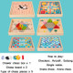 Children Wooden Multifunctional Parent-Child Interactive Puzzle Board Toy, Set Specification: 6 In 1 Chess