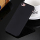 For  iPhone 8 & 7  Solid Color TPU Protective Case Without Round Hole(Black)