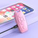S86 Car Key Shape Multifunctional Bluetooth Selfie Video Remote Control(Pink)